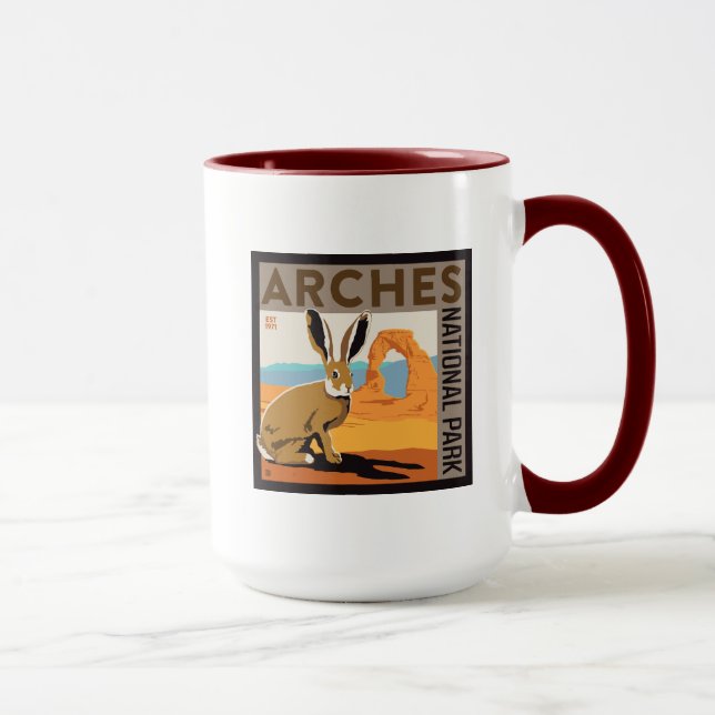 Arches National Park, Utah | Jackrabbit Mug (Right)