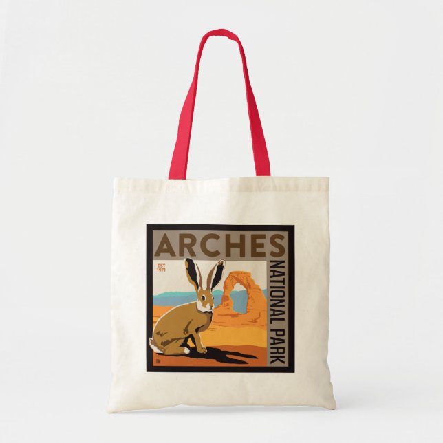 Arches National Park, Utah | Jackrabbit Tote Bag (Front)