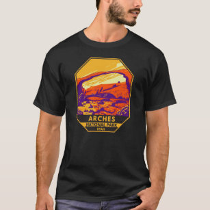 Arches National Park Utah Landscape Vintage T-Shirt