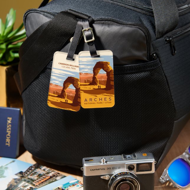 Arches National Park | Utah Luggage Tag (Front & Back)