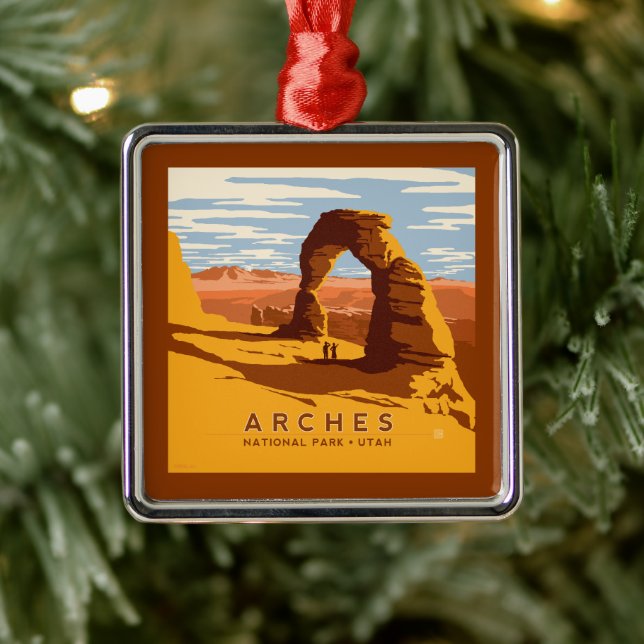 Arches National Park | Utah Metal Tree Decoration (Tree)