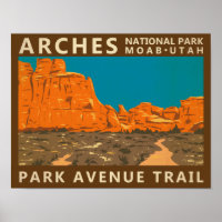 Arches National Park Utah Park Avenue Trail 2 