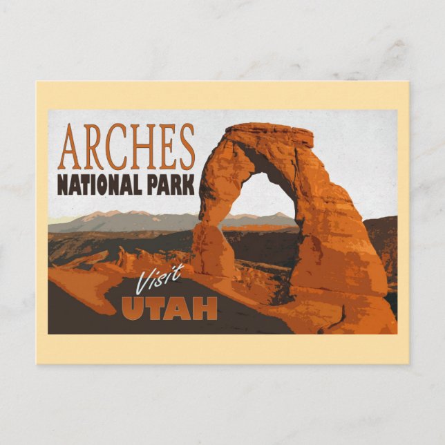 Arches National Park Utah United States Travel Postcard (Front)