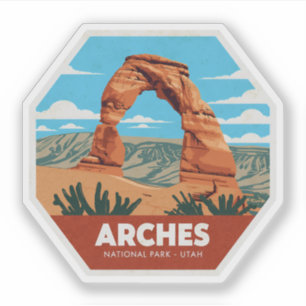 Arches National Park Utah Vintage Travel