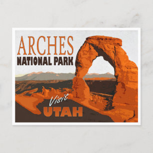 Arches National Park, Utah Vintage Travel Postcard