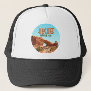 Arches National Park Utah Vintage Trucker Hat