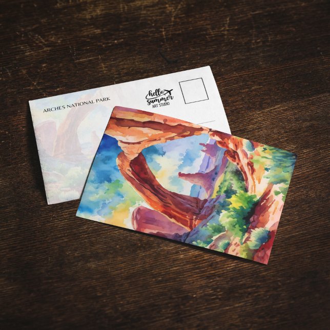 Arches National Park Utah Watercolor Invitation (Creator Uploaded)