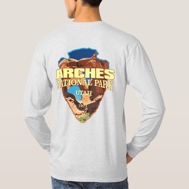 Arches NP (arrowhead) T-Shirt (Back)