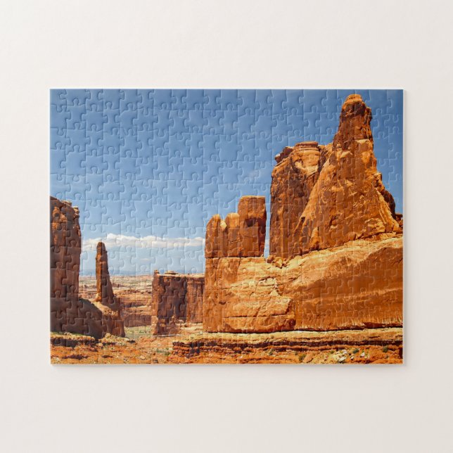 Arches Rock Formation Uta . Jigsaw Puzzle (Horizontal)
