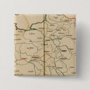 Archevechez, Evechez, France 2 15 Cm Square Badge