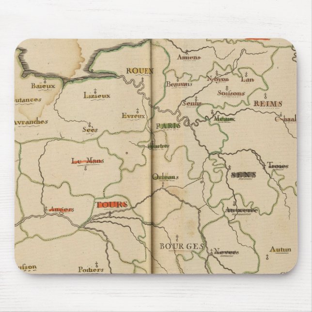 Archevechez, Evechez, France 2 Mouse Mat (Front)