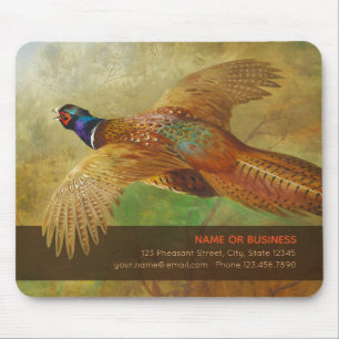 Archibald Thorburn Flying pheasant Promotional Mouse Mat