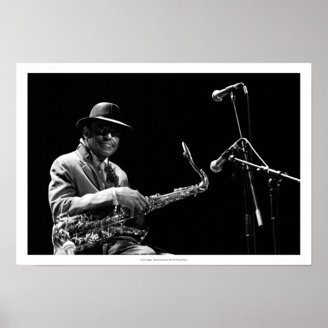 Archie Shepp 1 by P. Baud Banlieues Bleues 2010 P Poster (Front)