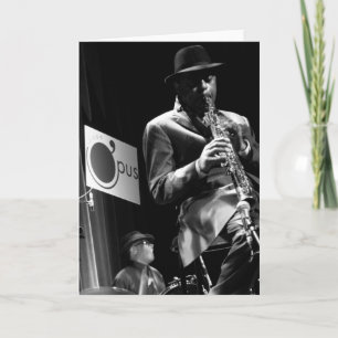 Archie Shepp 2 by P. Baud Banlieues Bleues 2010 Card