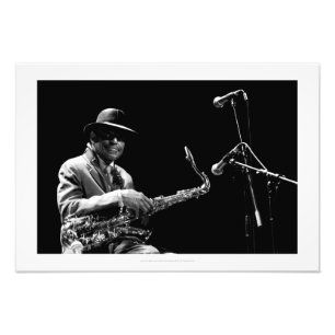 Archie Shepp Banlieues Bleues 2010 Photo by P Baud Print