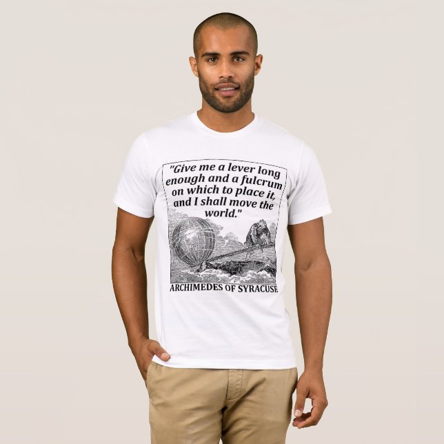 Archimedes Lever T-Shirt (Front Full)