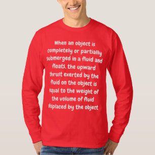 Archimedes Principle T-Shirt