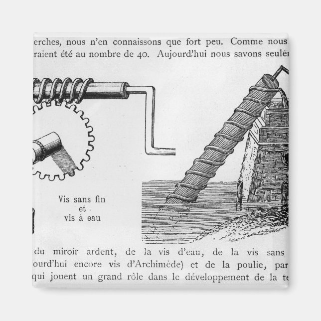 Archimedes screw magnet (Front)