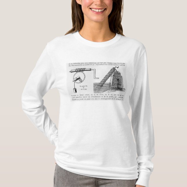 Archimedes screw T-Shirt (Front)