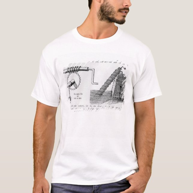Archimedes screw T-Shirt (Front)