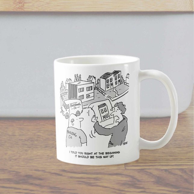 Architect and Builder Looking at House Plans Coffee Mug (Creator Uploaded)