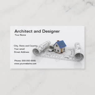 Architect and designer business card