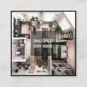 architect and interior designer business card