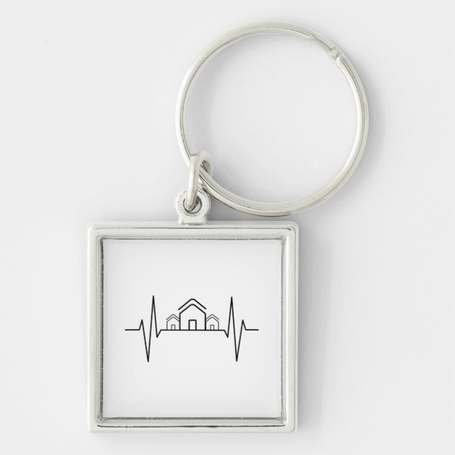 Architect - Architect Heartbeat Houses Key Ring (Front)