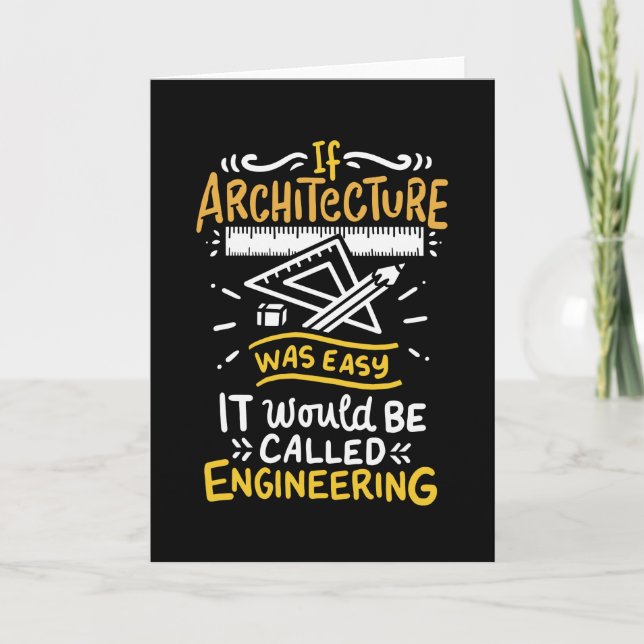 Architect Architecture Card (Front)