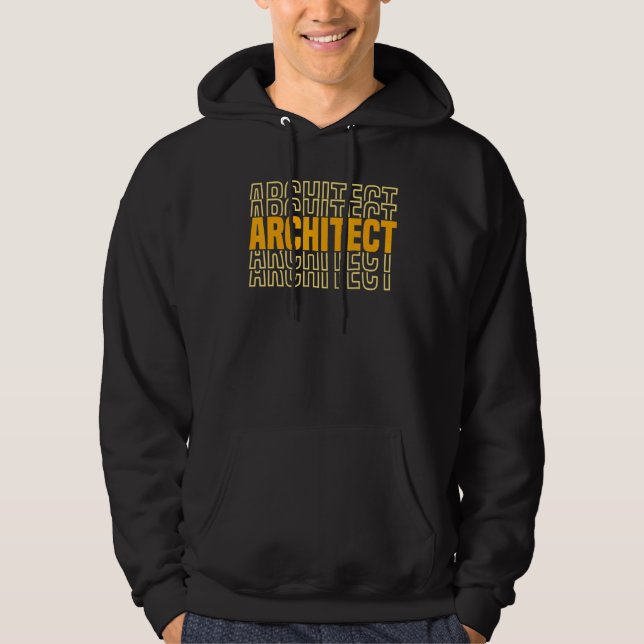 Architect Architecture Student Hoodie (Front)
