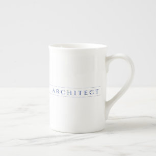 ARCHITECT Bone China Mug / Navy Blue