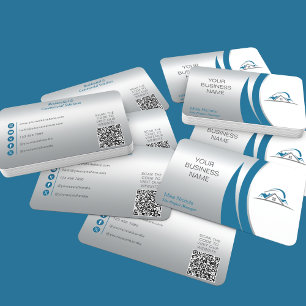 Architect, Builder, Realtor, Roofer Construction Business Card