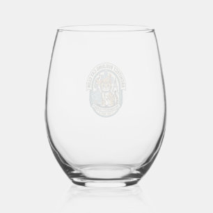 Architect Building Cat Cat Graphic Tee Art - Archi Stemless Wine Glass
