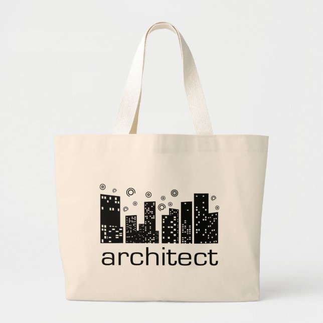 Architect Buildings Cool design! Large Tote Bag (Front)