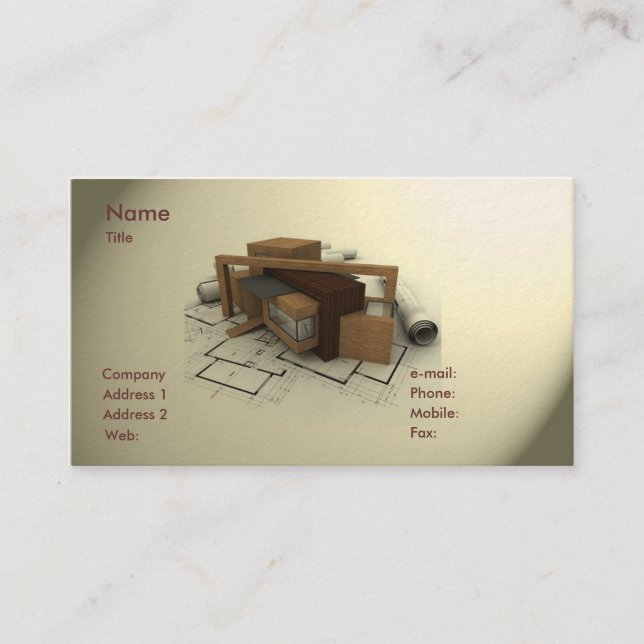 Architect Business Card (Front)