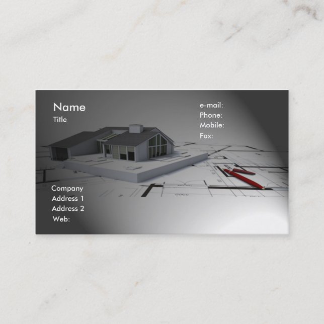 Architect Business Card (Front)