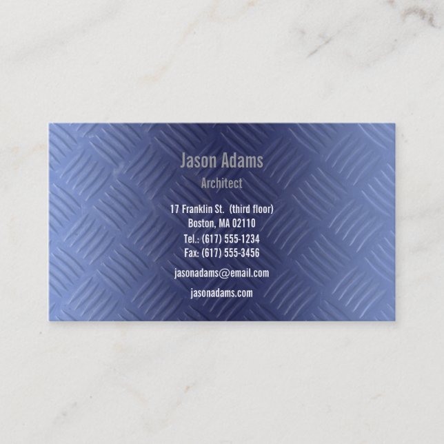Architect Business Card (Front)