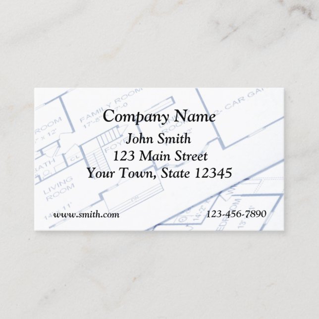 Architect Business Card (Front)