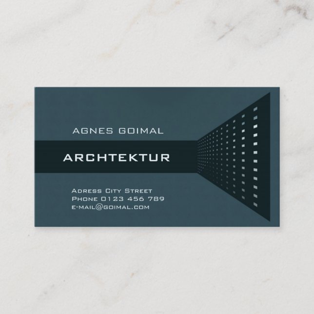 architect business card (Front)