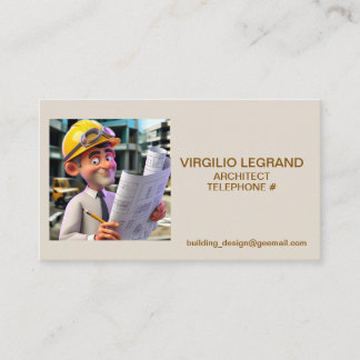 " ARCHITECT " BUSINESS CARD