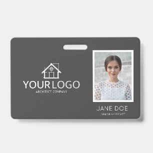 Architect Business Personalised Photo Employee  ID Badge
