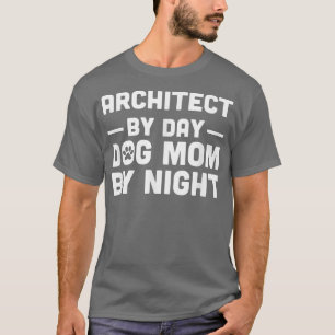 Architect By Day Cat Mum By Night T-Shirt