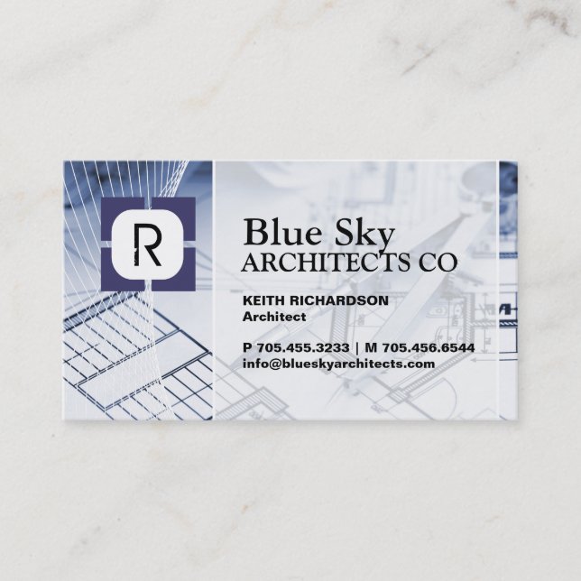 ARCHITECT COMPANY BUSINESS CARD (Front)
