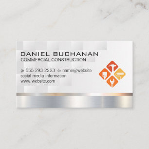 Architect Construction Builder Tools Business Card