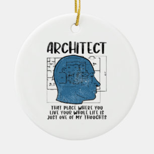 Architect Definition  Ceramic Tree Decoration