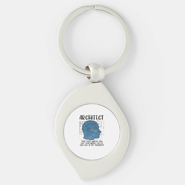 Architect Definition  Key Ring (Front)