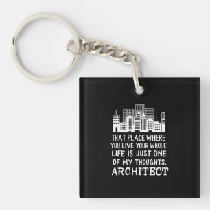 Architect Definition Key Ring