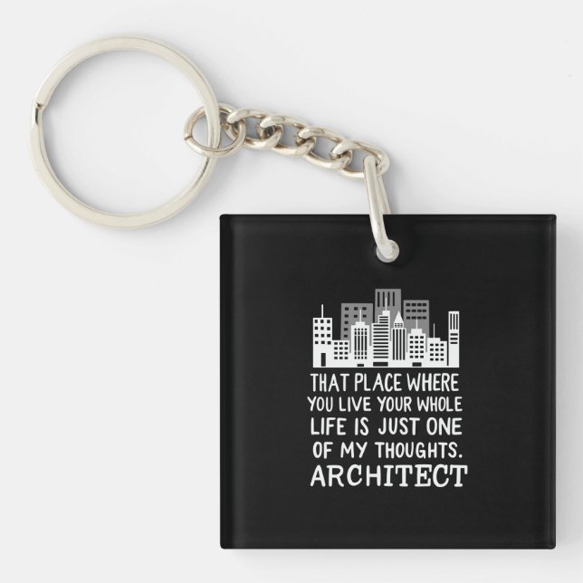 Architect Definition Key Ring (Front)