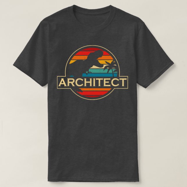 Architect Dinosaur T-Shirt (Design Front)