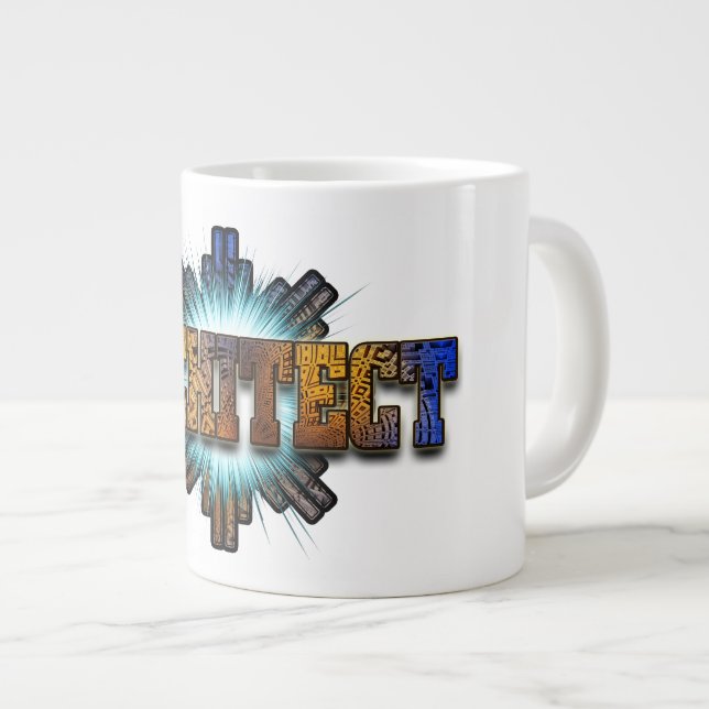 Architect DTW Architects Merch Large Coffee Mug (Front Right)